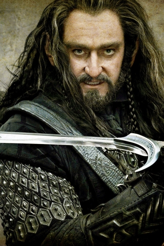 The Hobbit Thorin Oakenshield for 320 x 480 iPhone resolution