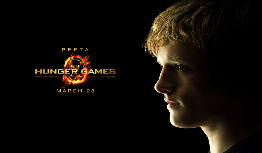 The Hunger Games Peeta for 1024 x 600 widescreen resolution