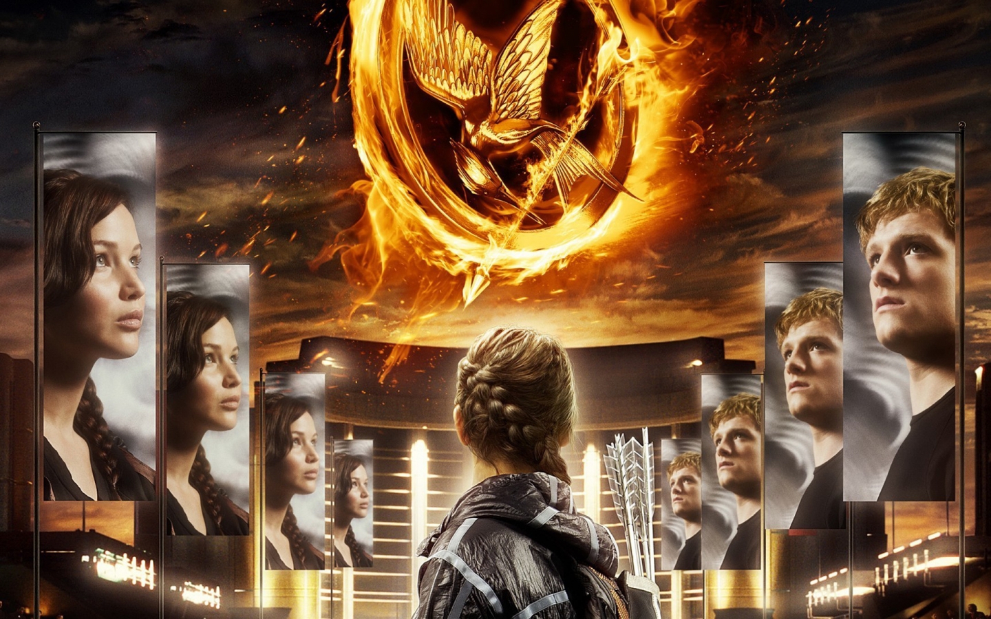 The Hunger Games Poster for 1440 x 900 widescreen resolution