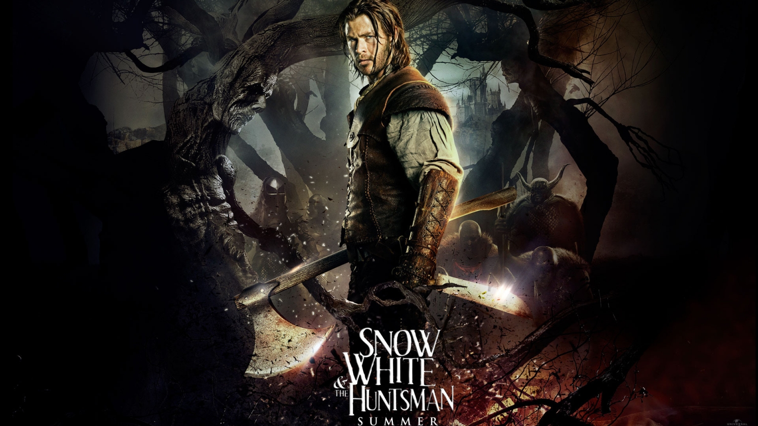 The Huntsman in Snow White Movie 2012 for 1536 x 864 HDTV resolution