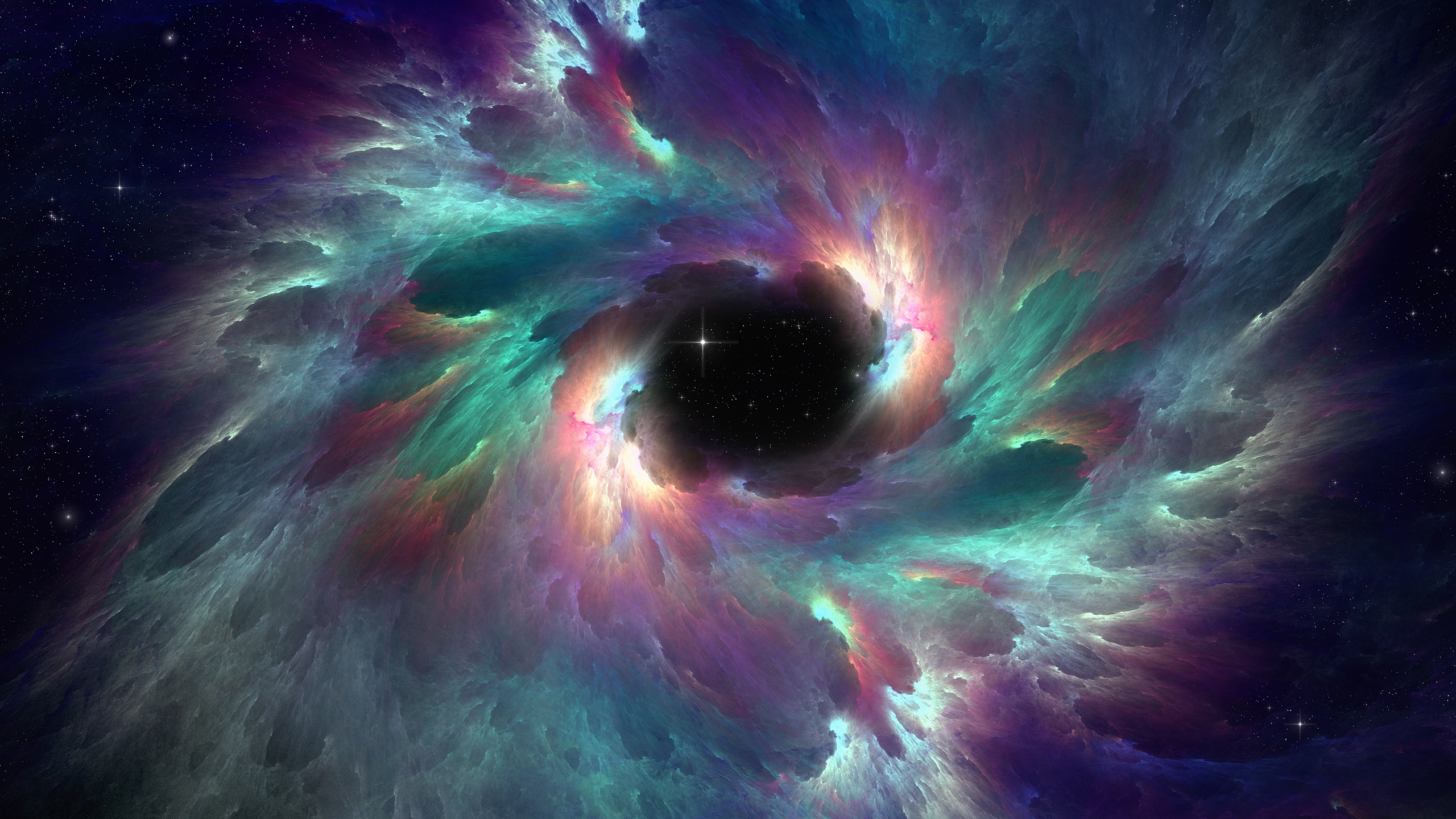 The Iridescent Nebula for 2560x1440 HDTV resolution