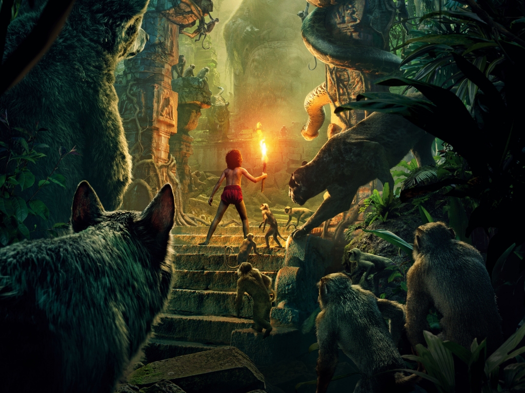 The Jungle Book 2016 for 1024 x 768 resolution