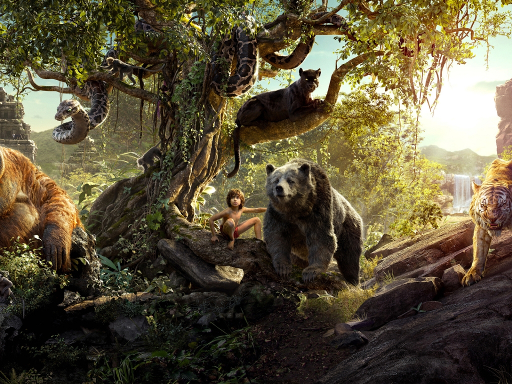 The Jungle Book 2016 Movie for 1024 x 768 resolution