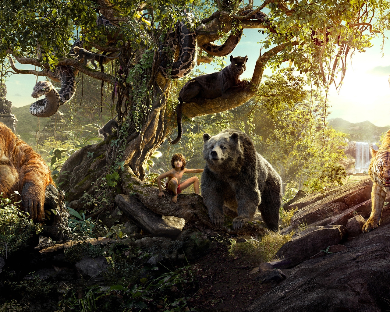 The Jungle Book 2016 Movie for 1280 x 1024 resolution