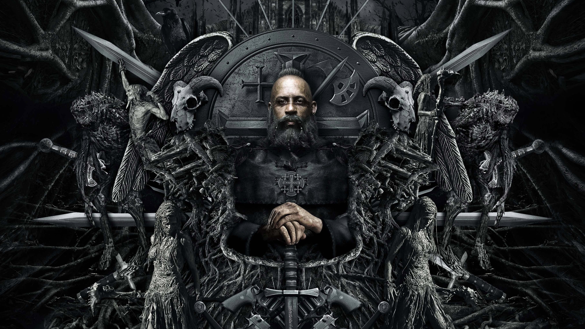 The Last Witch Hunter Throne for 1920 x 1080 HDTV 1080p resolution