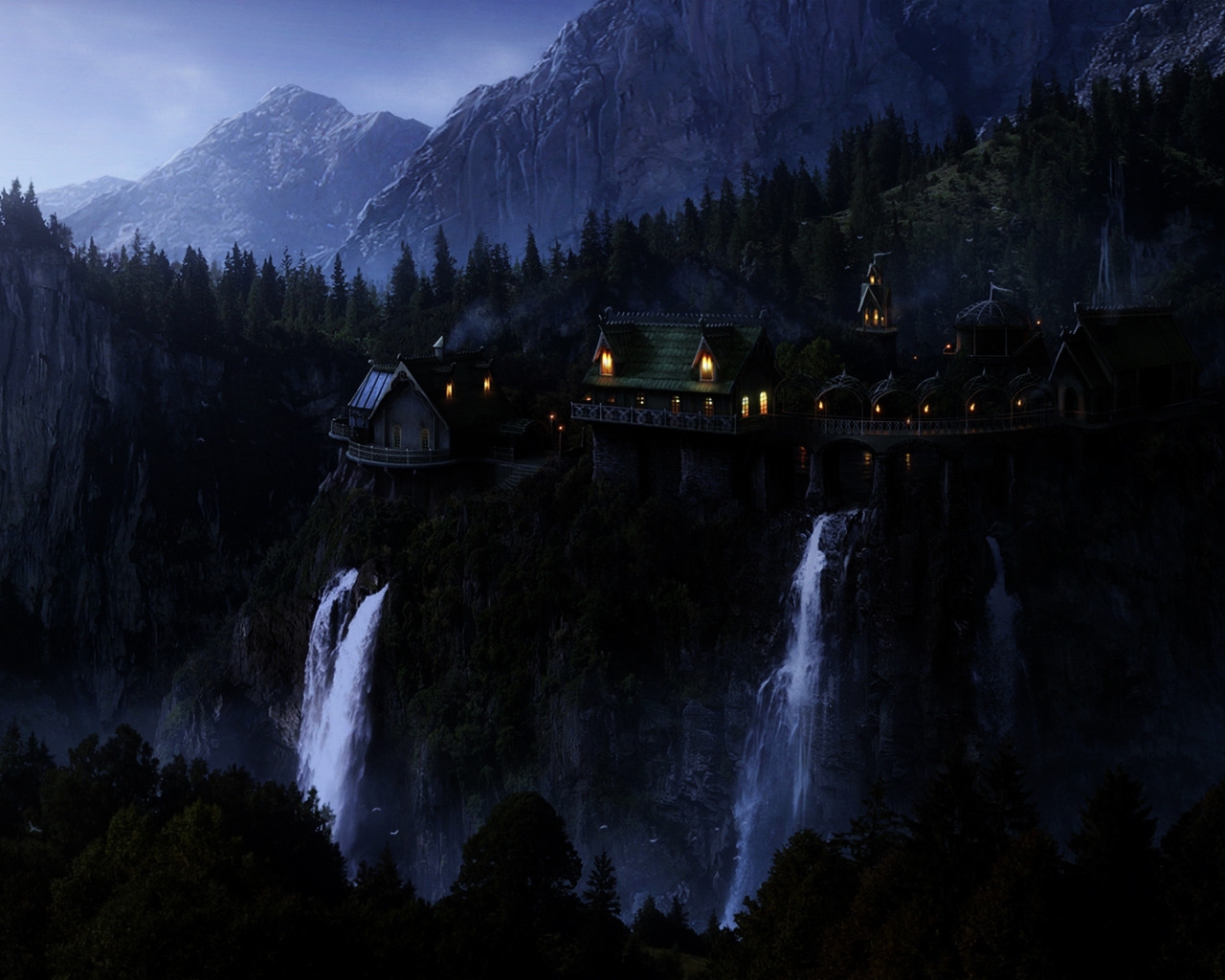 The Lord of the Rings Rivendell for 1280 x 1024 resolution