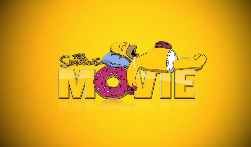 The Simpsons Movie for 1024 x 600 widescreen resolution