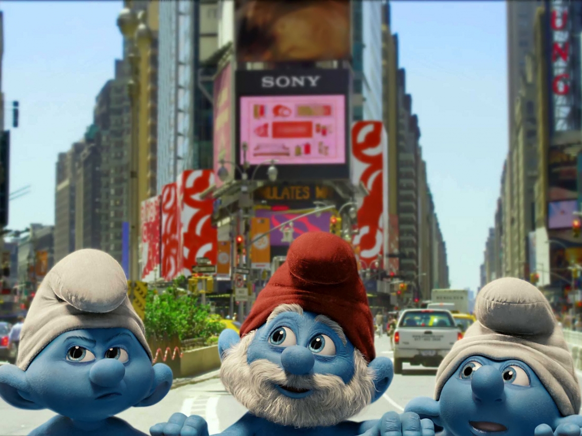 The Smurfs 2011 for 1152 x 864 resolution