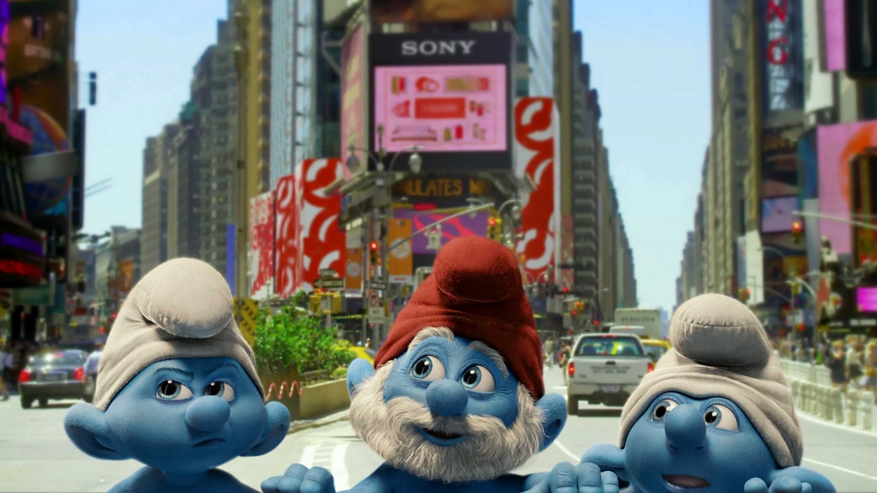 The Smurfs 2011 for 1280 x 720 HDTV 720p resolution