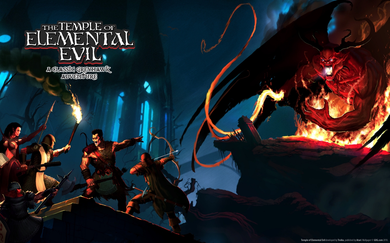 The Temple Of Elemental Evil for 1280 x 800 widescreen resolution