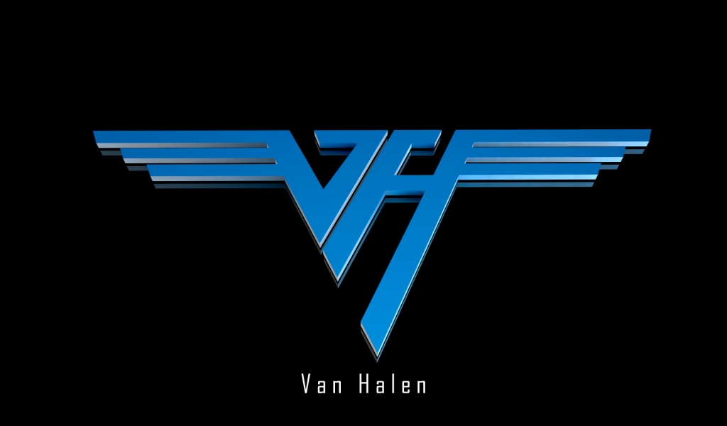 The Van Halen Logo for 1024 x 600 widescreen resolution