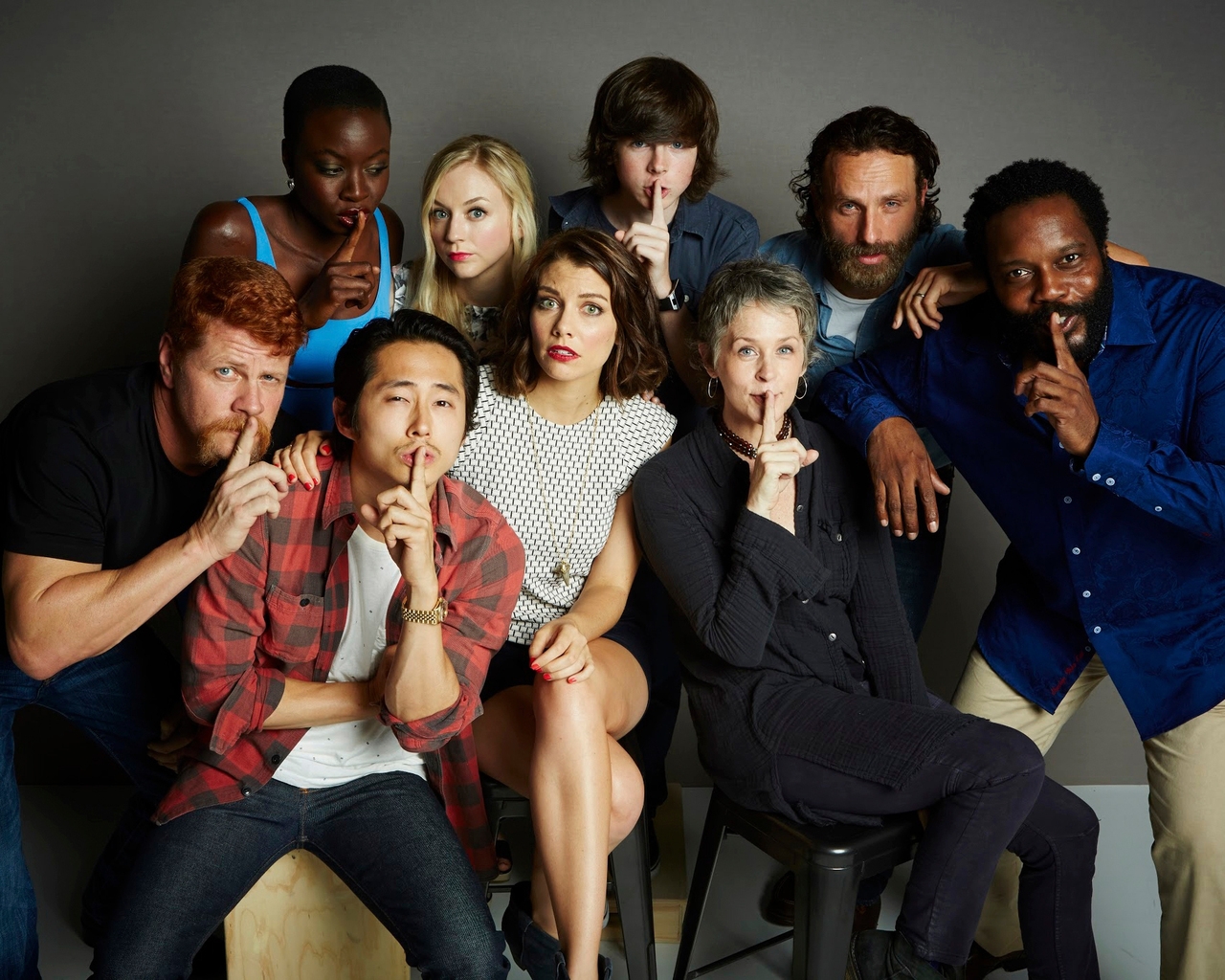 The Walking Dead Actors for 1280 x 1024 resolution