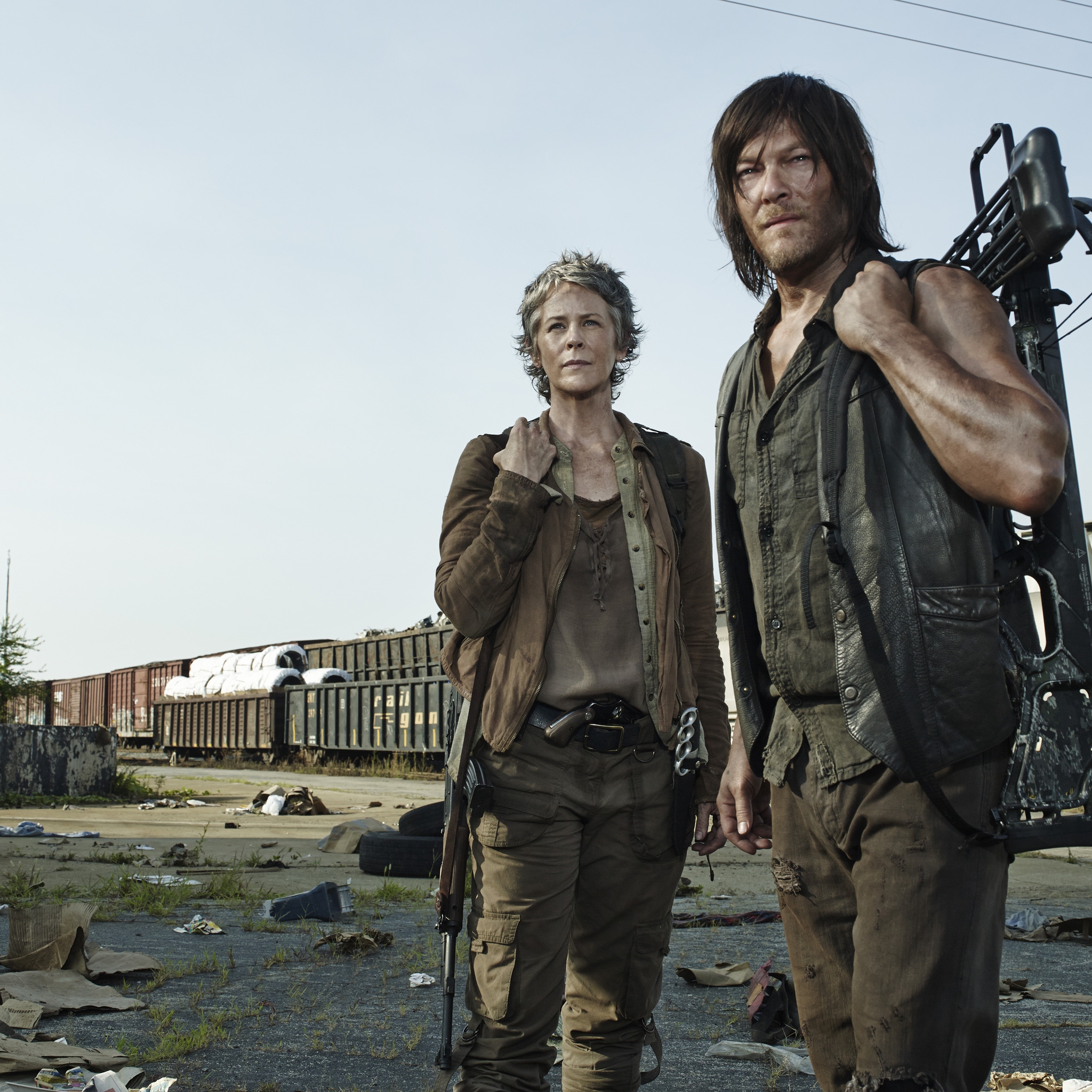 The Walking Dead Carol and Daryl for 2048 x 2048 New iPad resolution