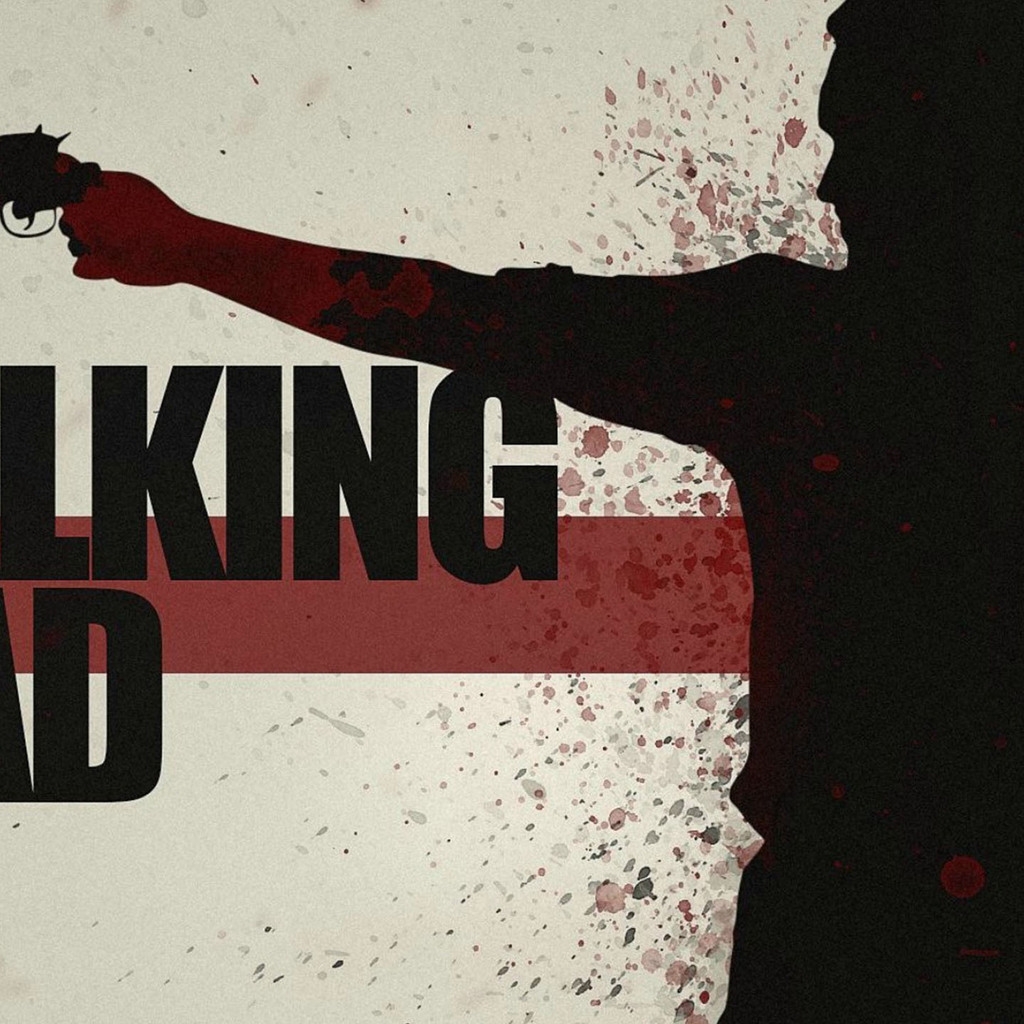 The Walking Dead Gun Poster for 1024 x 1024 iPad resolution