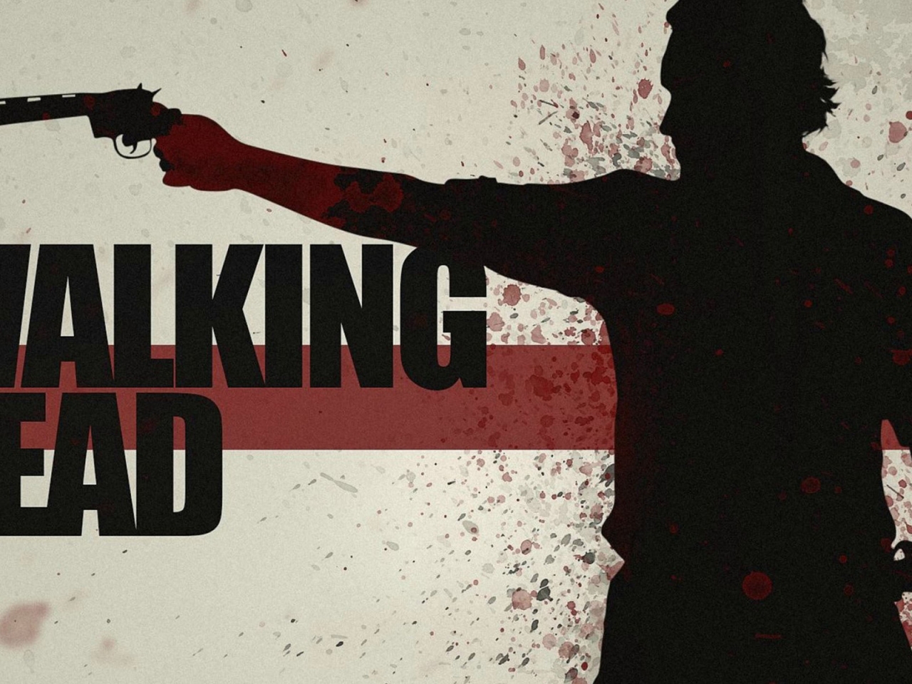 The Walking Dead Gun Poster for 1280 x 960 resolution