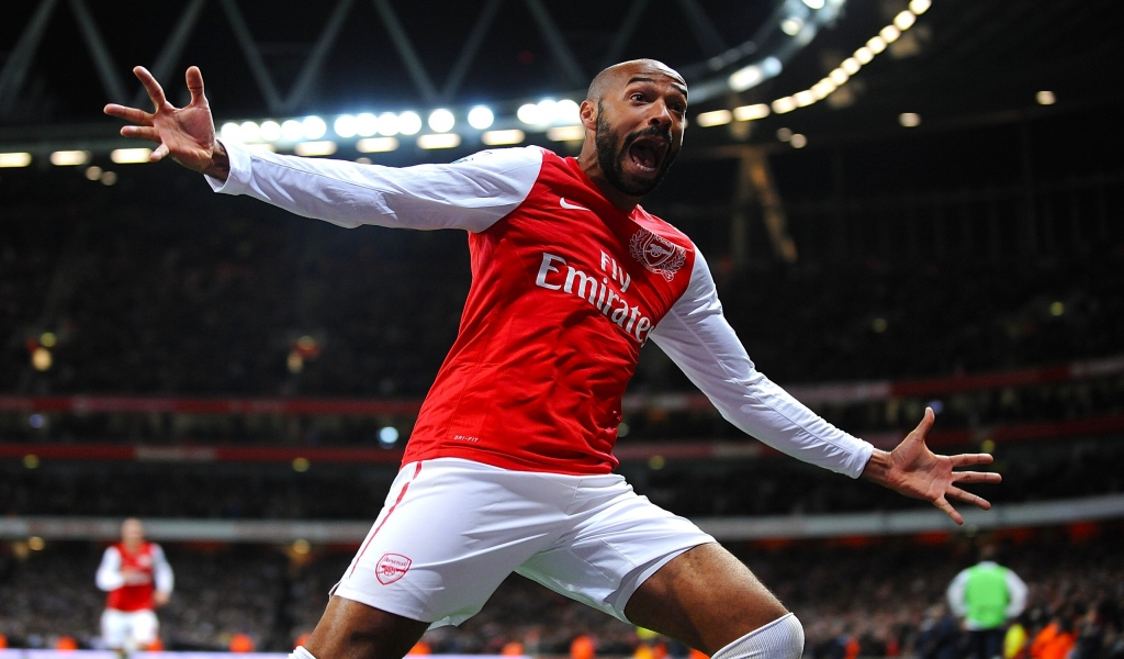 Thierry Henry Arsenal for 1024 x 600 widescreen resolution