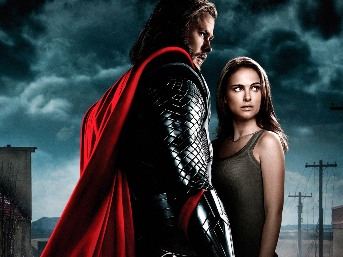 Thor and Jane Foster for 1152 x 864 resolution