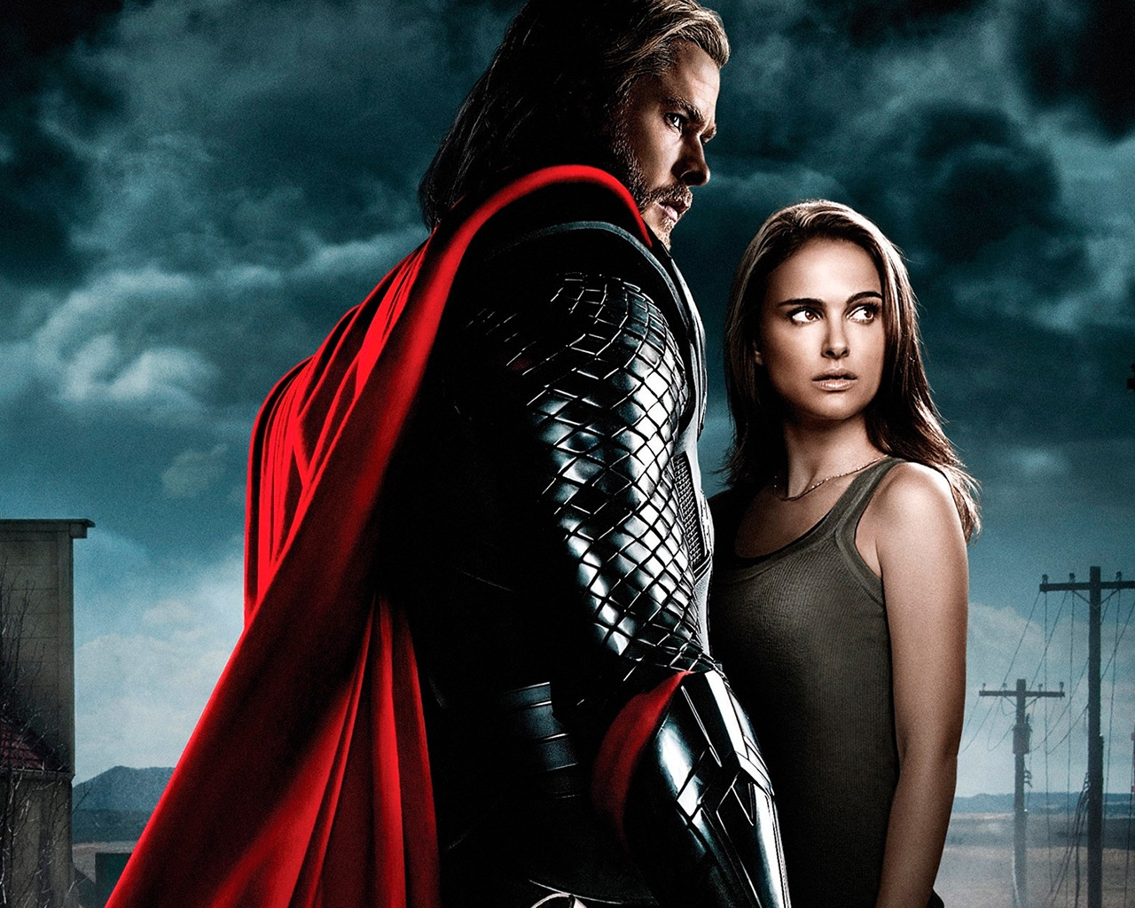Thor and Jane Foster for 1280 x 1024 resolution