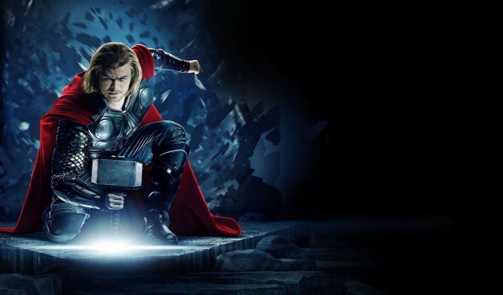 Thor Avengers for 1024 x 600 widescreen resolution