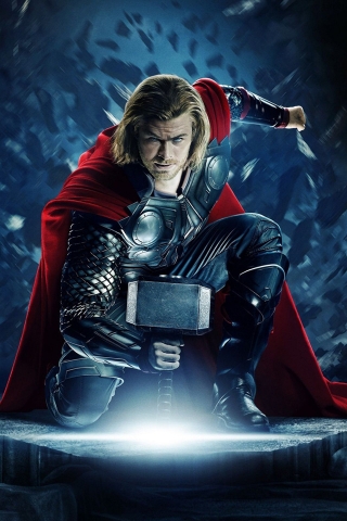 Thor Avengers for 320 x 480 iPhone resolution