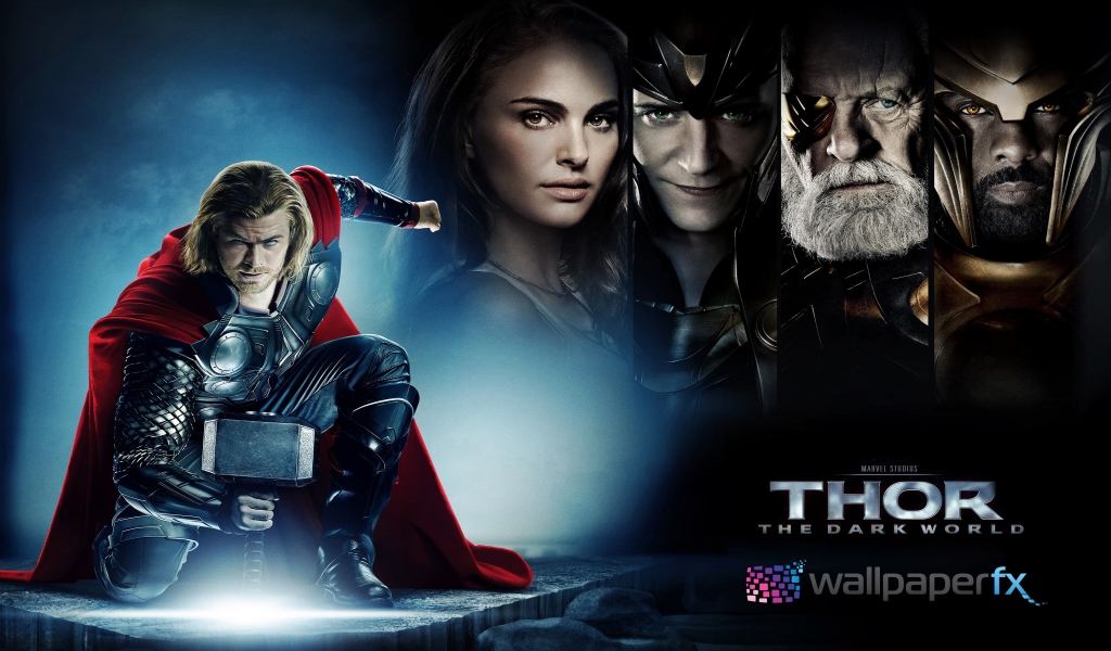 Thor The Dark World for 1024 x 600 widescreen resolution