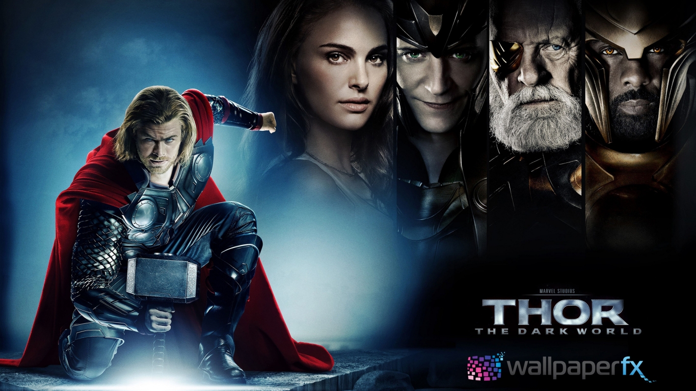 Thor The Dark World for 1366 x 768 HDTV resolution
