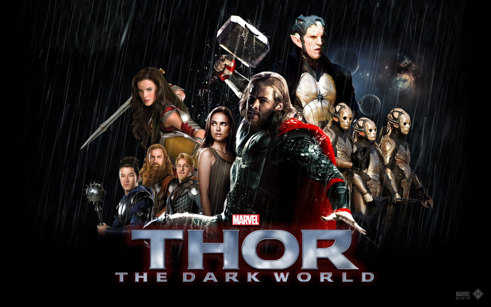 Thor The Dark World 2013 for 1680 x 1050 widescreen resolution