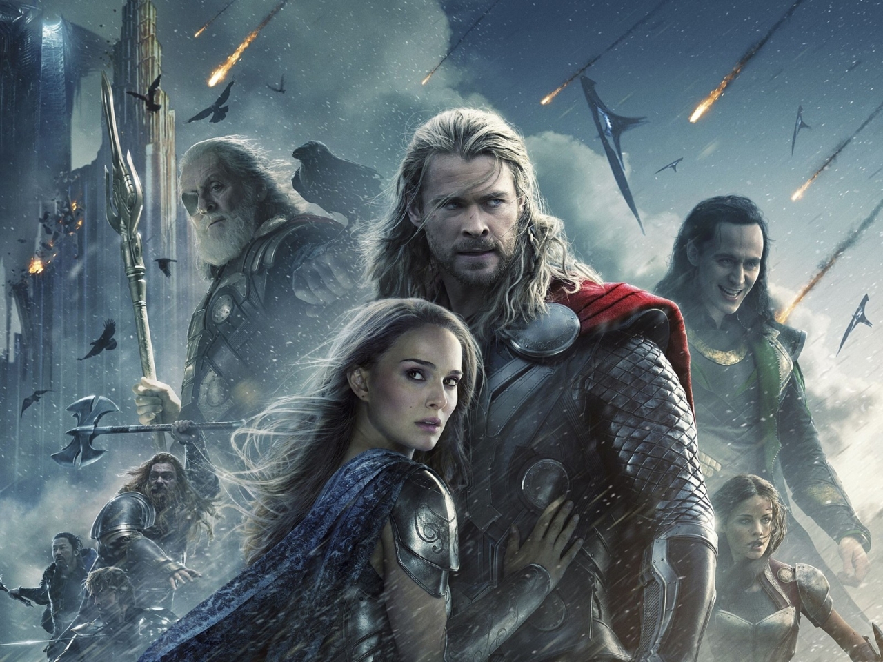 Thor The Dark World Movie Poster for 1280 x 960 resolution