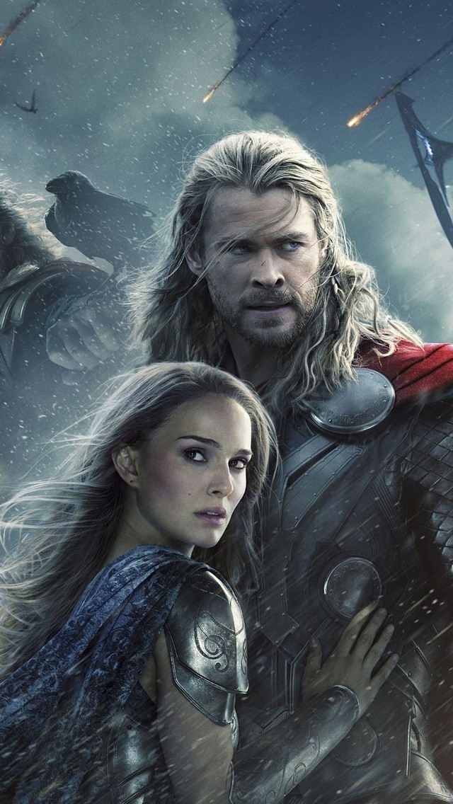 Thor The Dark World Movie Poster for 640 x 1136 iPhone 5 resolution