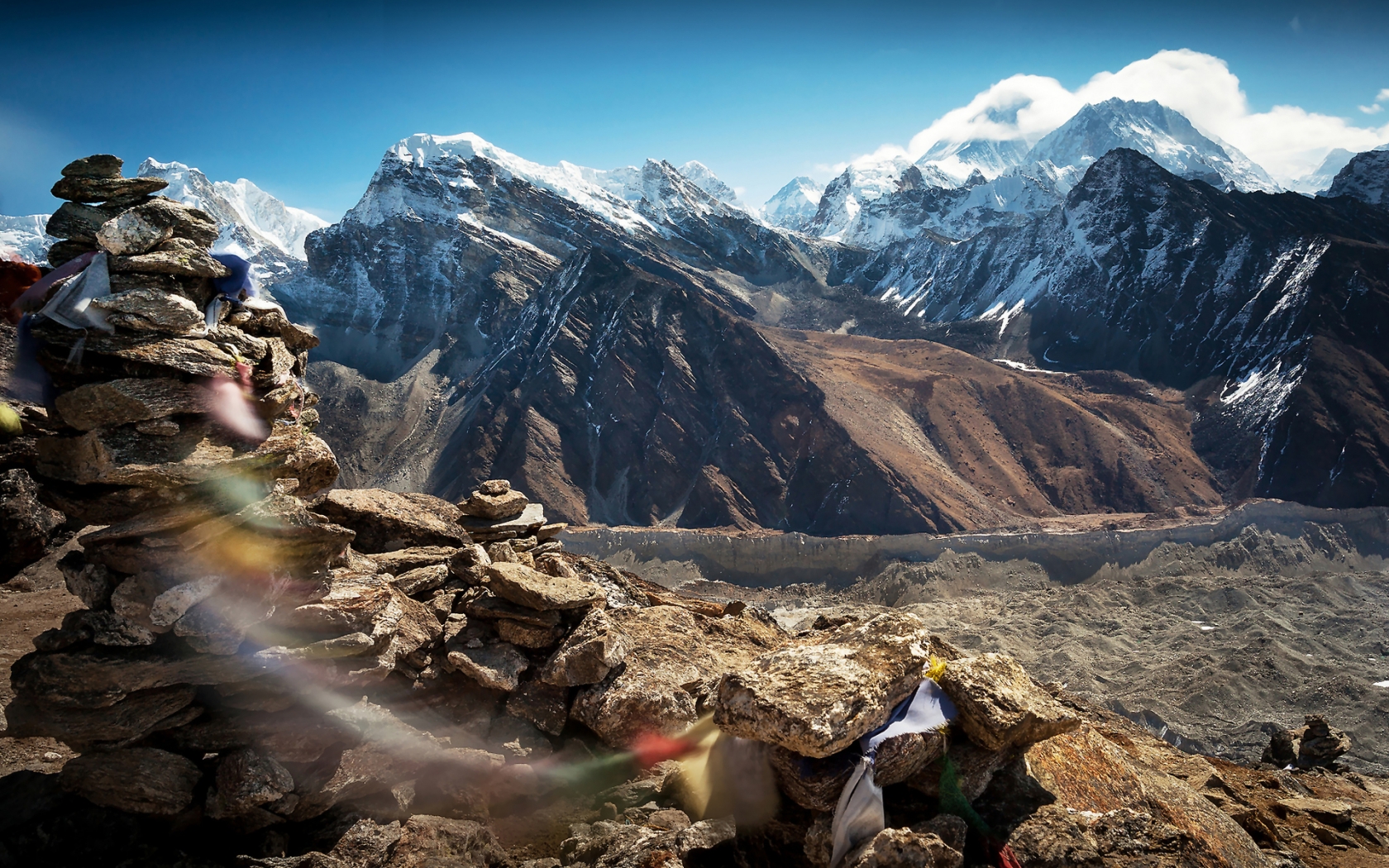 Tibet Mountains for 1680 x 1050 widescreen resolution