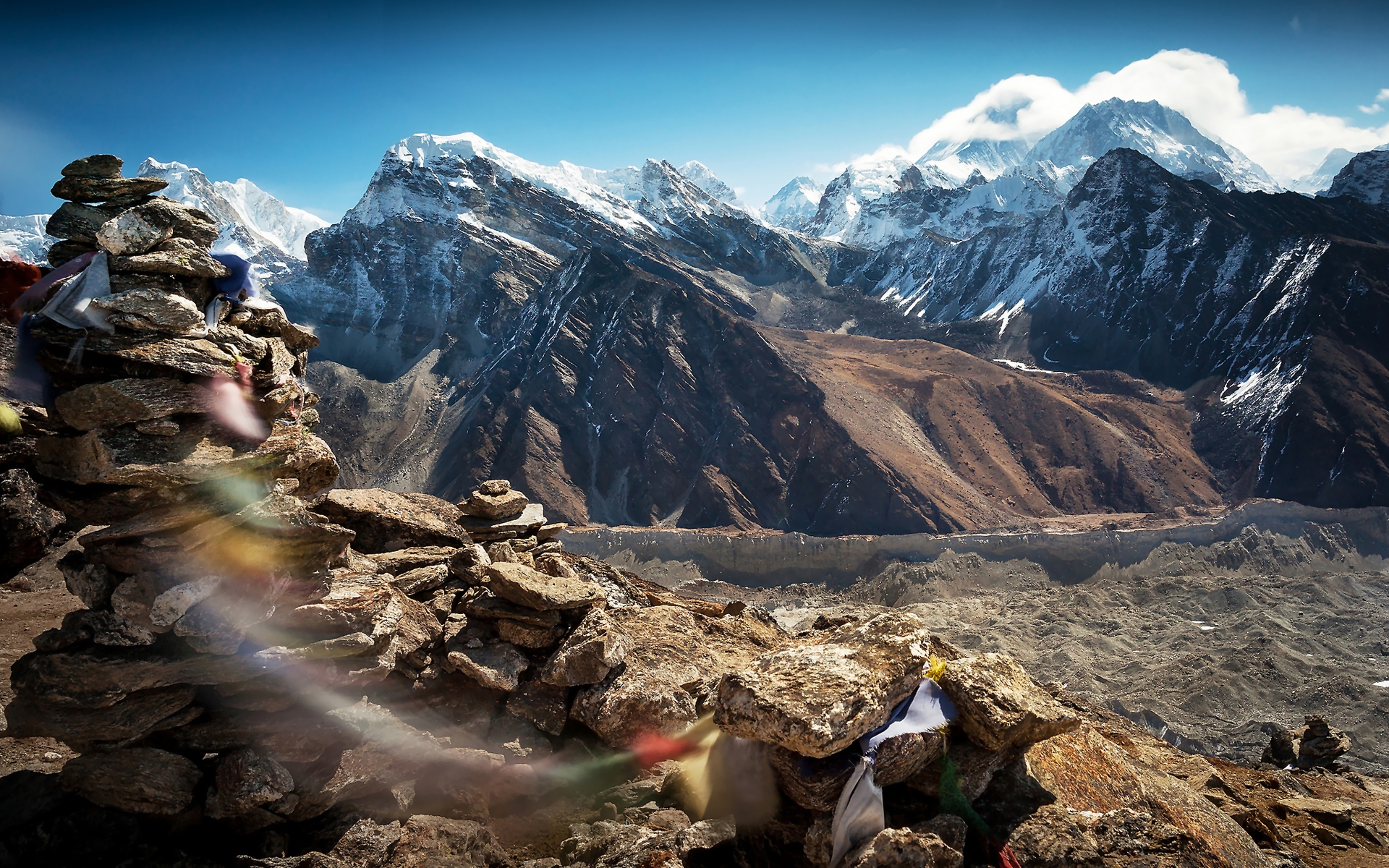 Tibet Mountains for 1920 x 1200 widescreen resolution