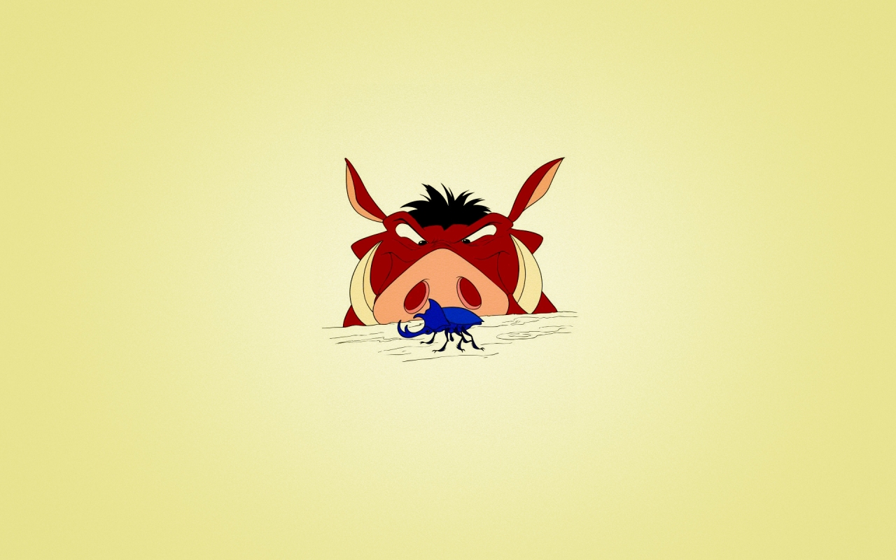 Timon and Pumbaa for 1280 x 800 widescreen resolution