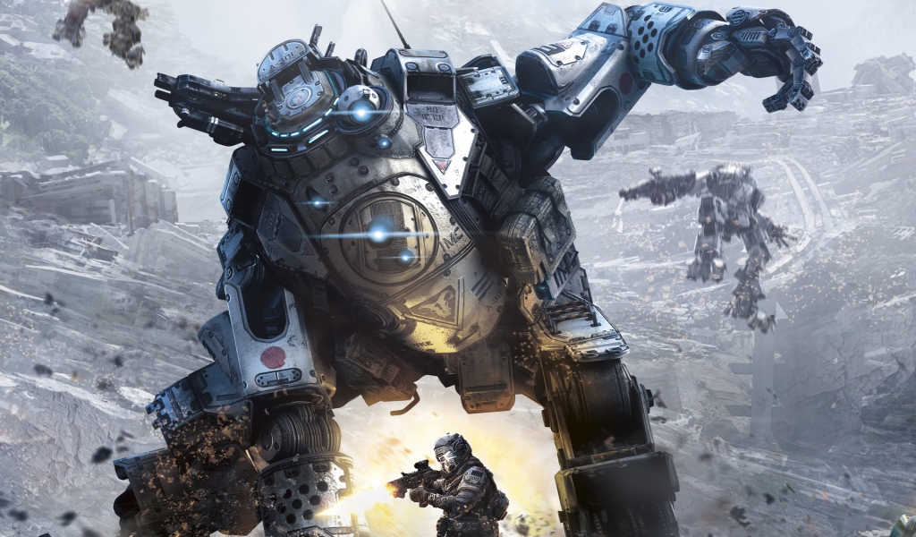 Titanfall for 1024 x 600 widescreen resolution