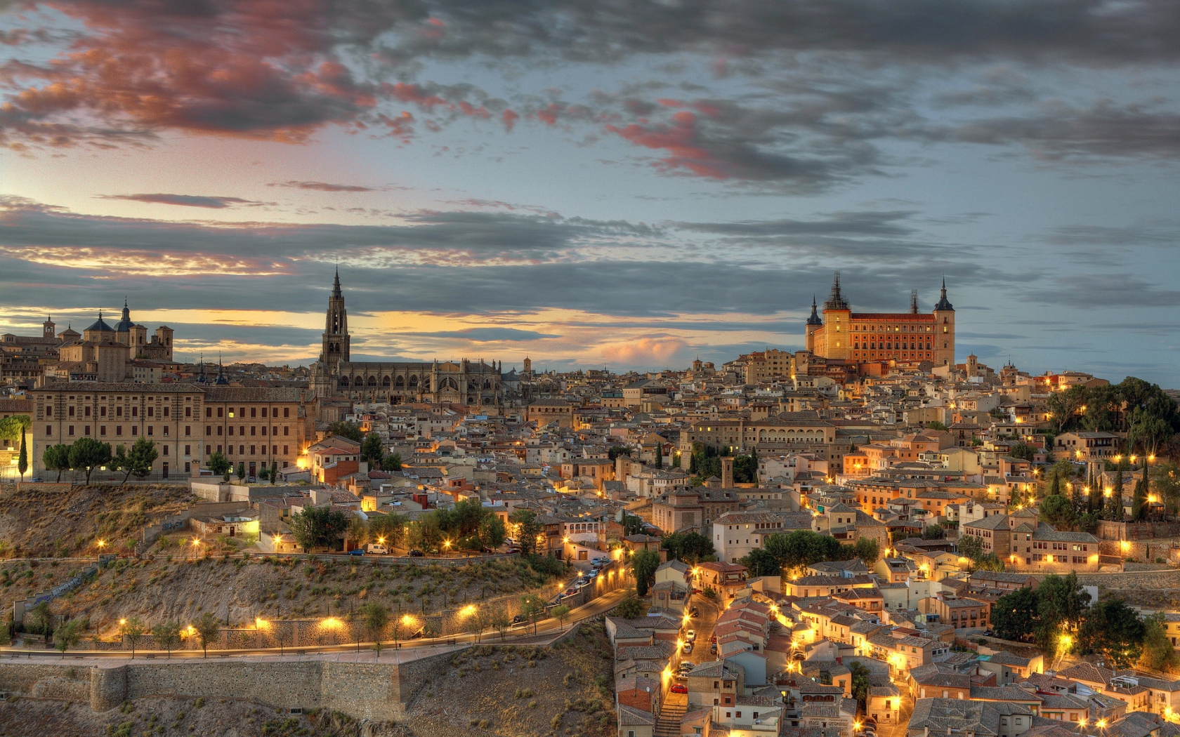 Toledo Spain Landscape for 1680 x 1050 widescreen resolution