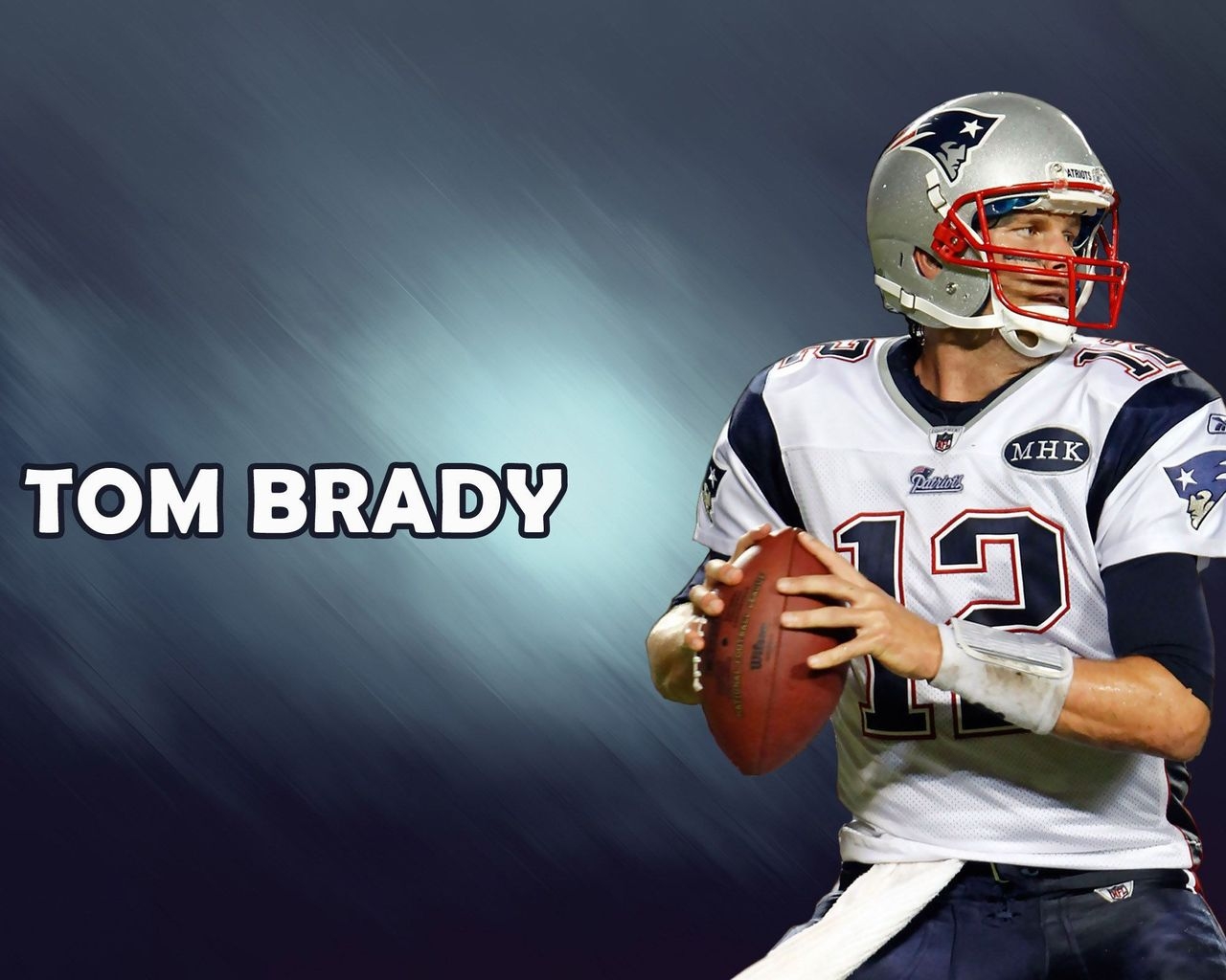 Tom Brady New England Patriots for 1280 x 1024 resolution