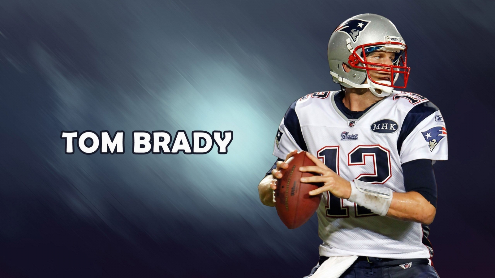 Tom Brady New England Patriots for 1600 x 900 HDTV resolution