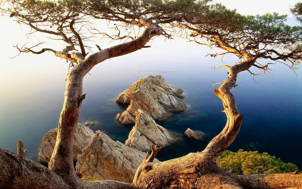 Tossa de Mar Costa Brava for 1280 x 800 widescreen resolution