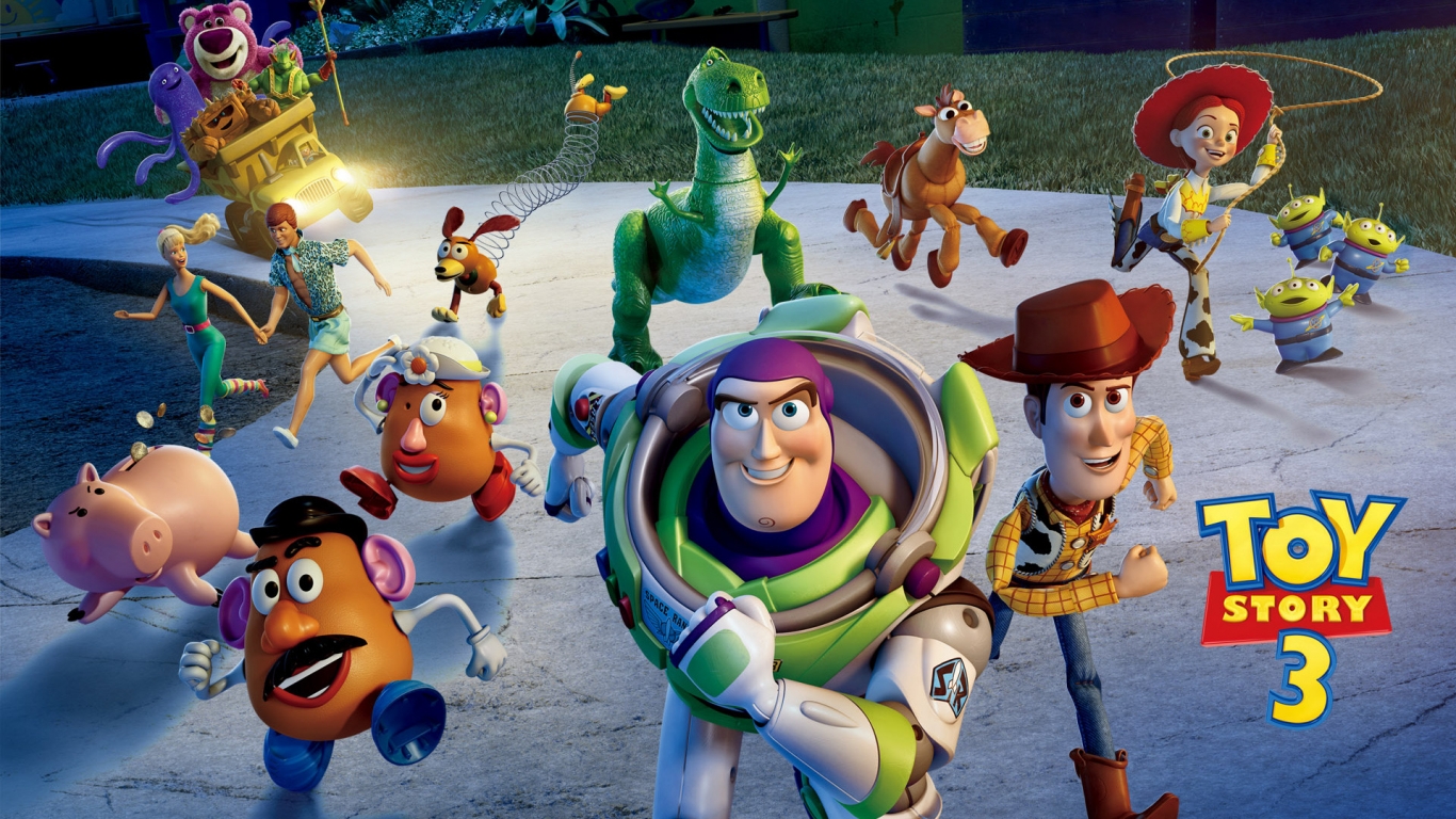 Toy Story 3 for 1366 x 768 HDTV resolution