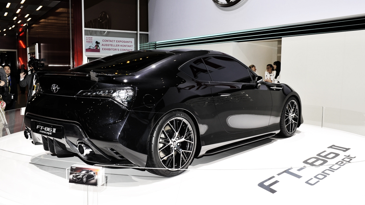 Toyota FT-86 II Rear for 1280 x 720 HDTV 720p resolution