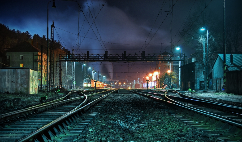 Train Station for 1024 x 600 widescreen resolution