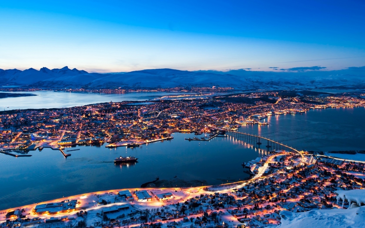 Tromso Norway for 1280 x 800 widescreen resolution