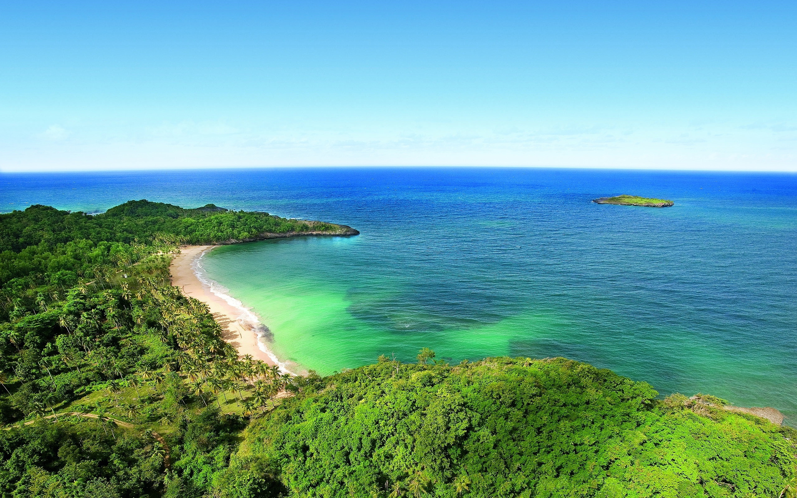 Tropical Beach island for 2560 x 1600 widescreen resolution