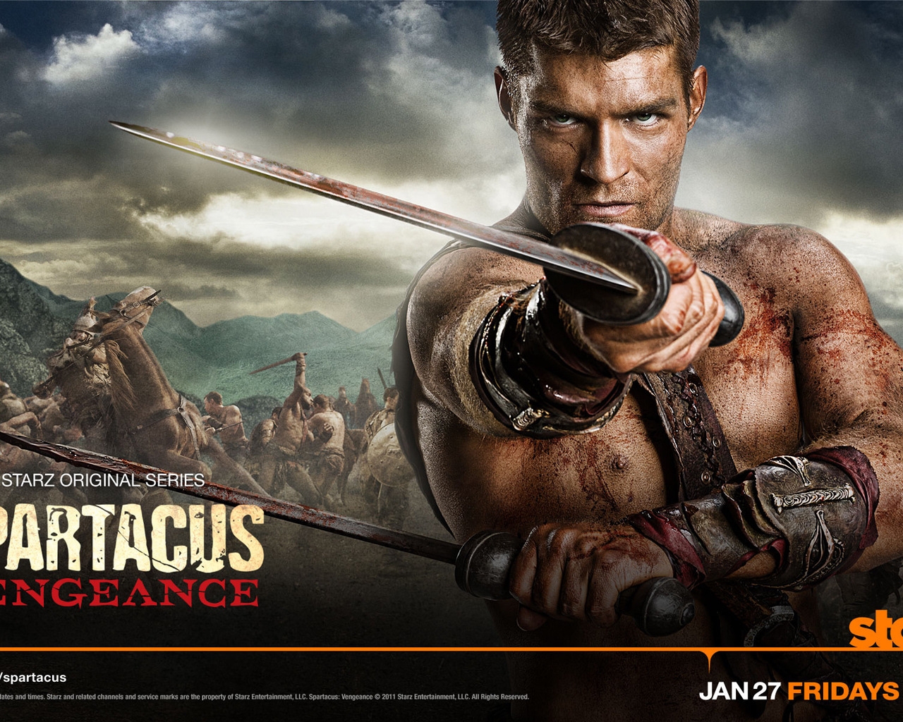 Tv Show Spartacus Vengeance for 1280 x 1024 resolution