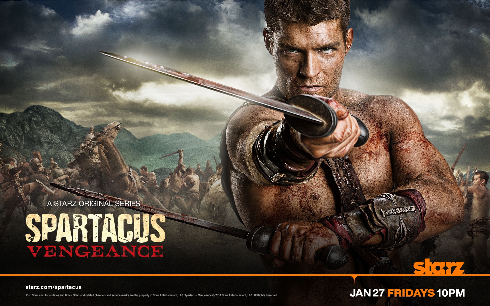 Tv Show Spartacus Vengeance for 1920 x 1200 widescreen resolution