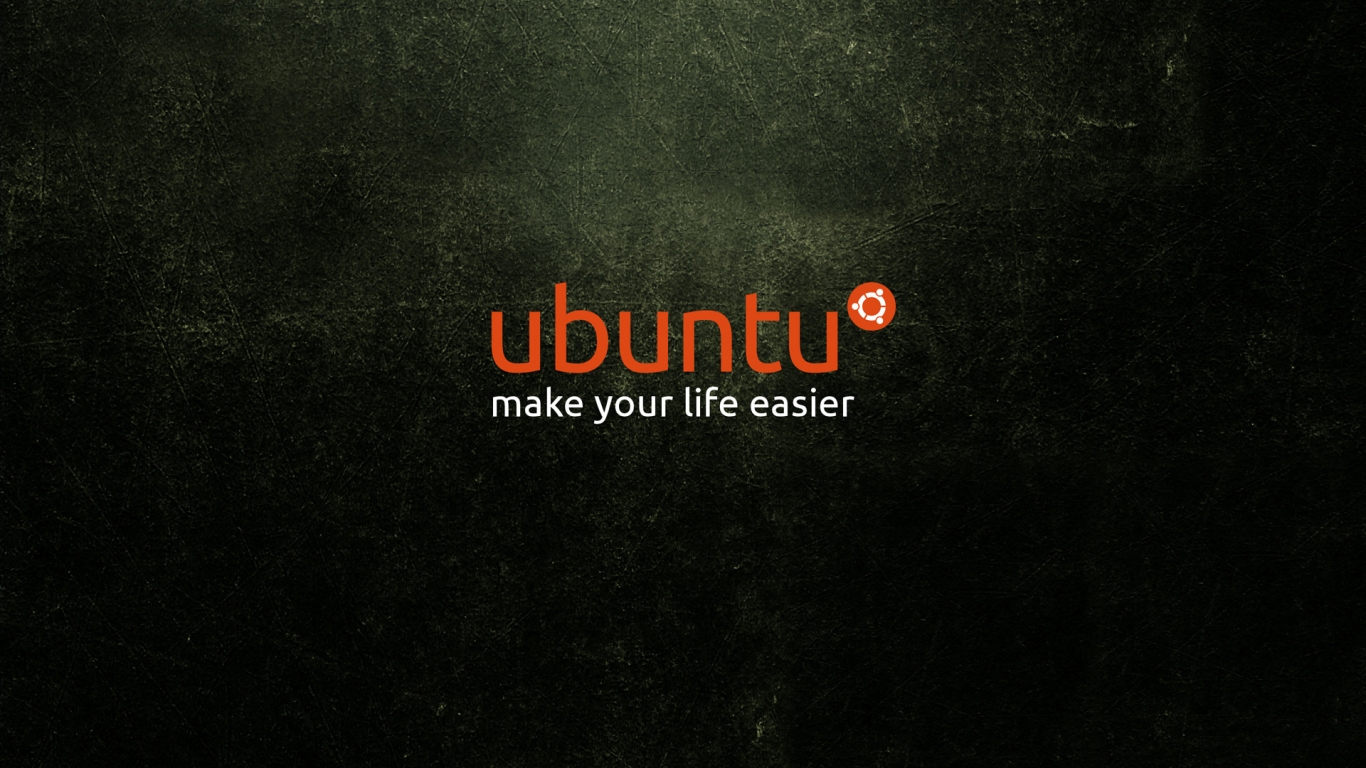 Ubuntu Life for 1366 x 768 HDTV resolution