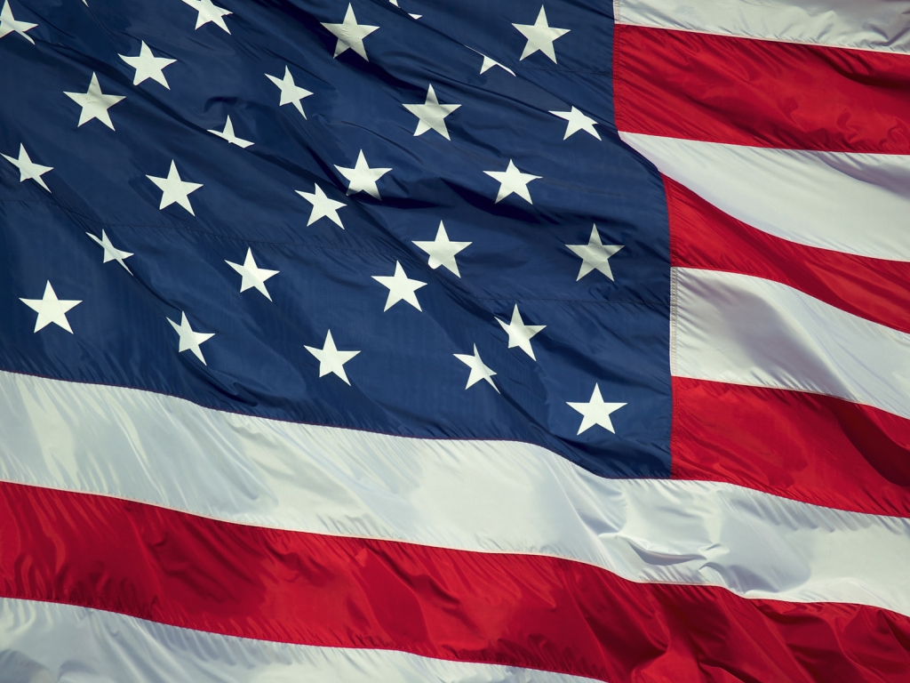 USA Flag for 1024 x 768 resolution