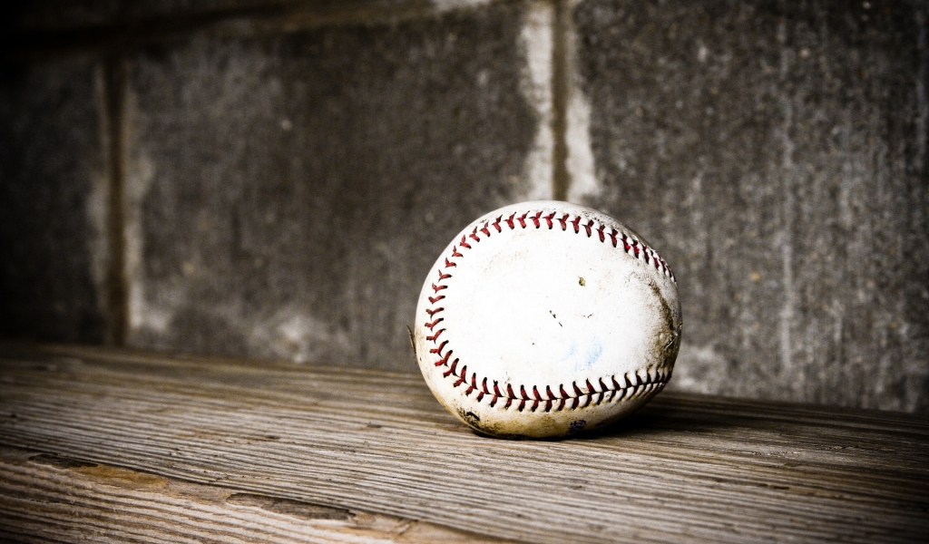 Used Baseball for 1024 x 600 widescreen resolution