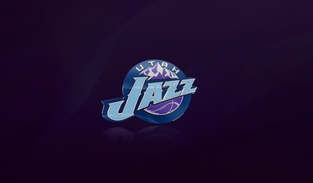 Utah Jazz Logo for 1024 x 600 widescreen resolution
