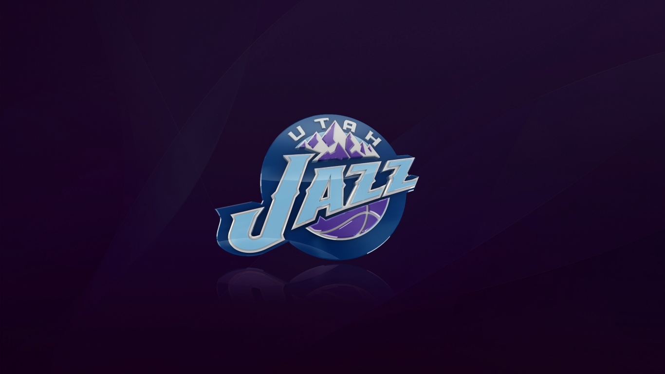 Utah Jazz Logo for 1366 x 768 HDTV resolution