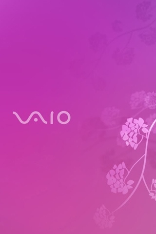 VAIO Floral Dusk for 320 x 480 iPhone resolution